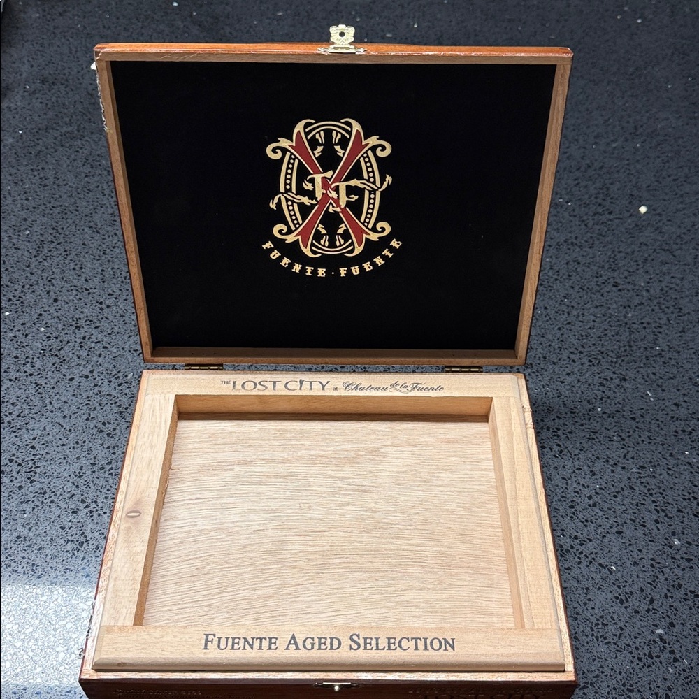 Arturo Fuente OpusX The Lost City cigar box, a collectible item